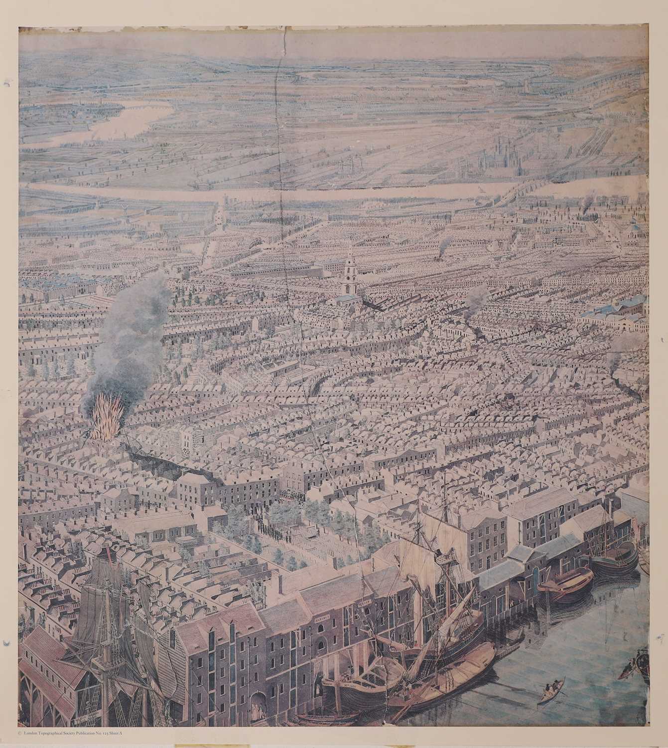 Lot 3 - Nine LONDON Views & Maps: