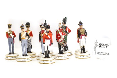Lot 120 - A collection of Michael J Sutty English Bone China models
