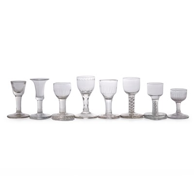 Lot 4 - A collection of eight drinking glasses