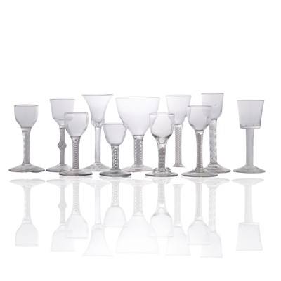 Lot 14 - A collection of eleven drinking glasses