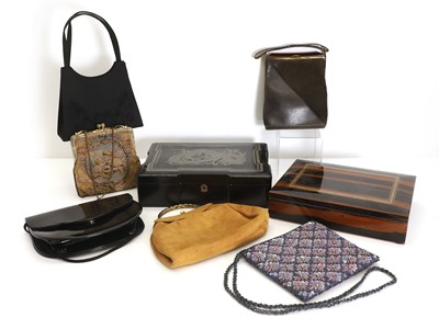 Lot 345 - Six various clutch and handbags