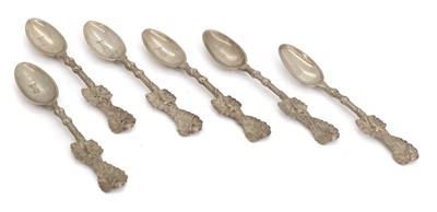 Lot 17 - Six silver teaspoons