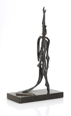 Lot 339 - A brutalist bronze sculpture