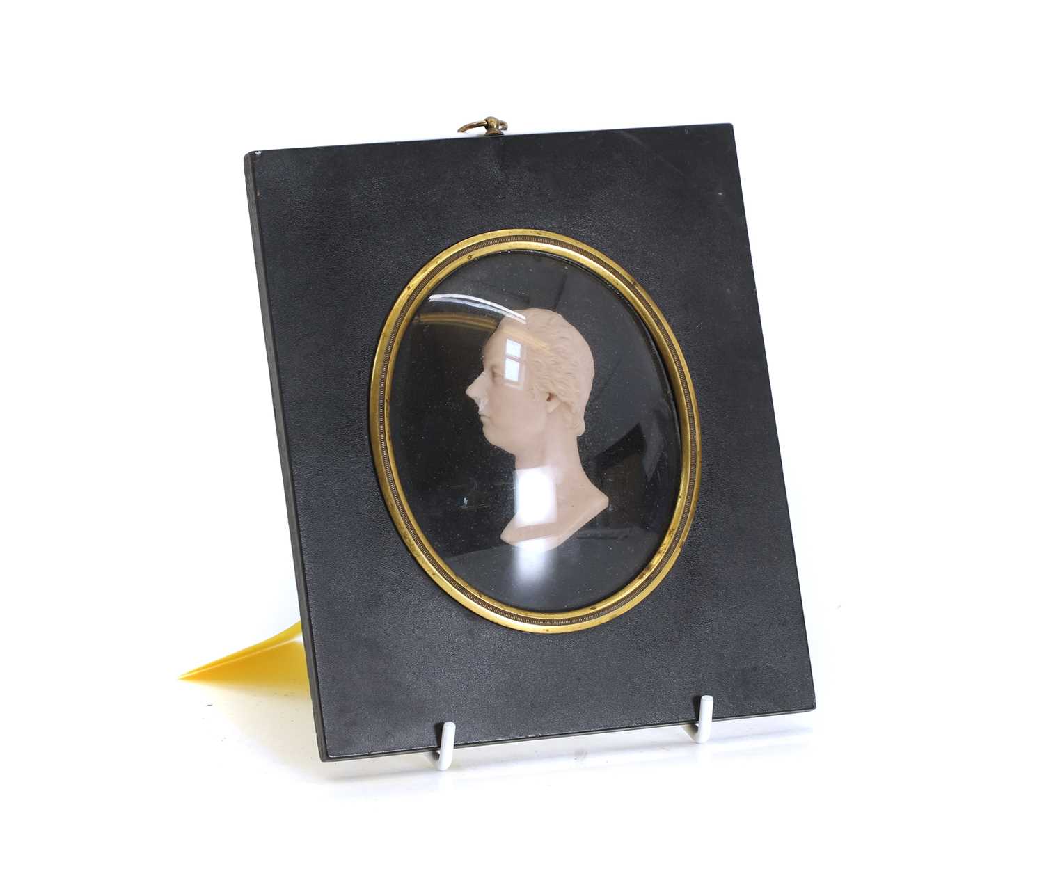 Lot 316 - A wax portrait of William Pitt
