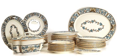 Lot 125 - A Silvester porcelain Copeland Spode part service