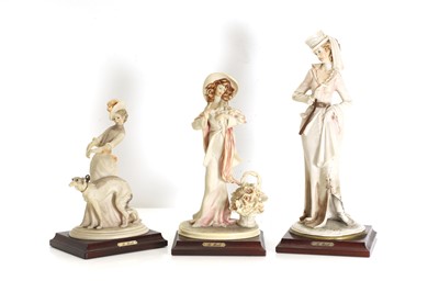 Lot 324 - Three Capodimonte figures