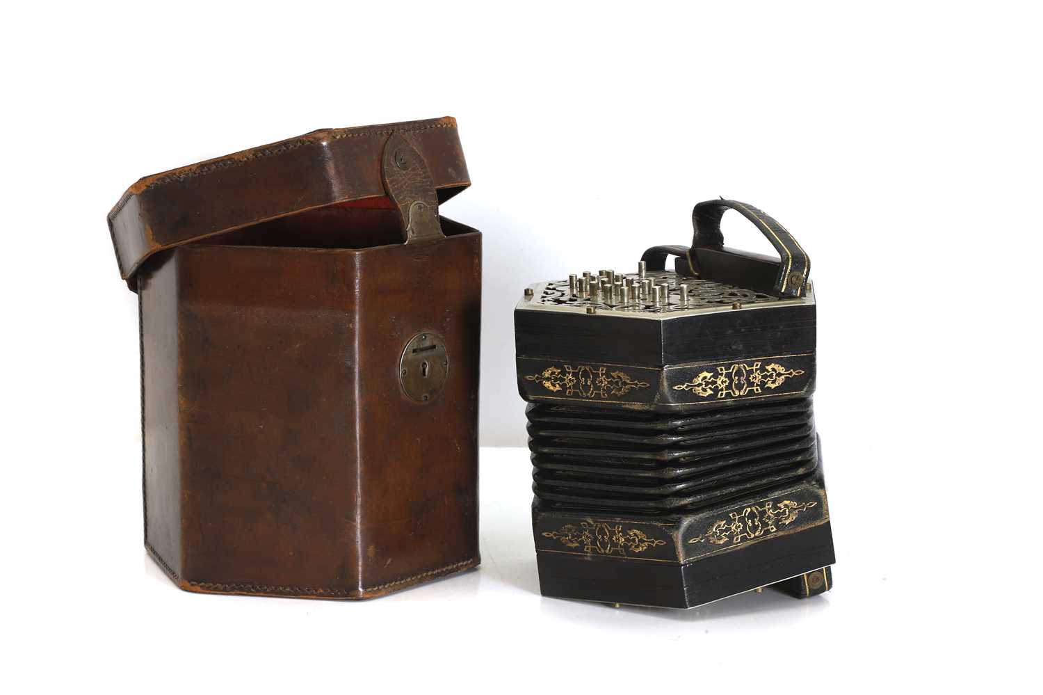 Lot 351 - A C Jeffries concertina