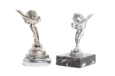 Lot 13 - A pair of Rolls Royce 'spirit of ecstasy' mascots