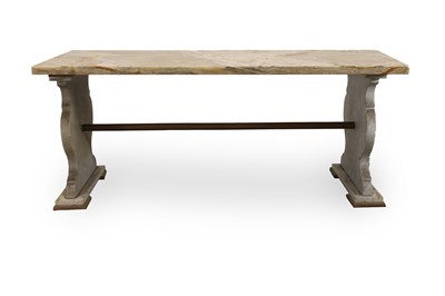 Lot 506 - An onyx and marble table