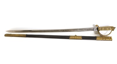 Lot 390 - A Royal Navy dress sword