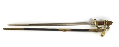 Lot 380 - A Royal Navy Officer's dress sword