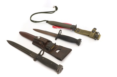 Lot 384 - Two US Army bayonets