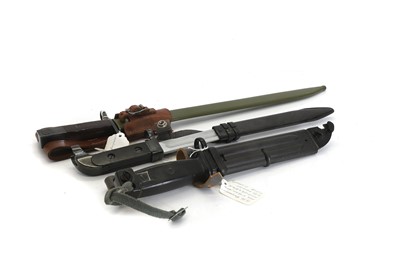Lot 385 - Three bayonets