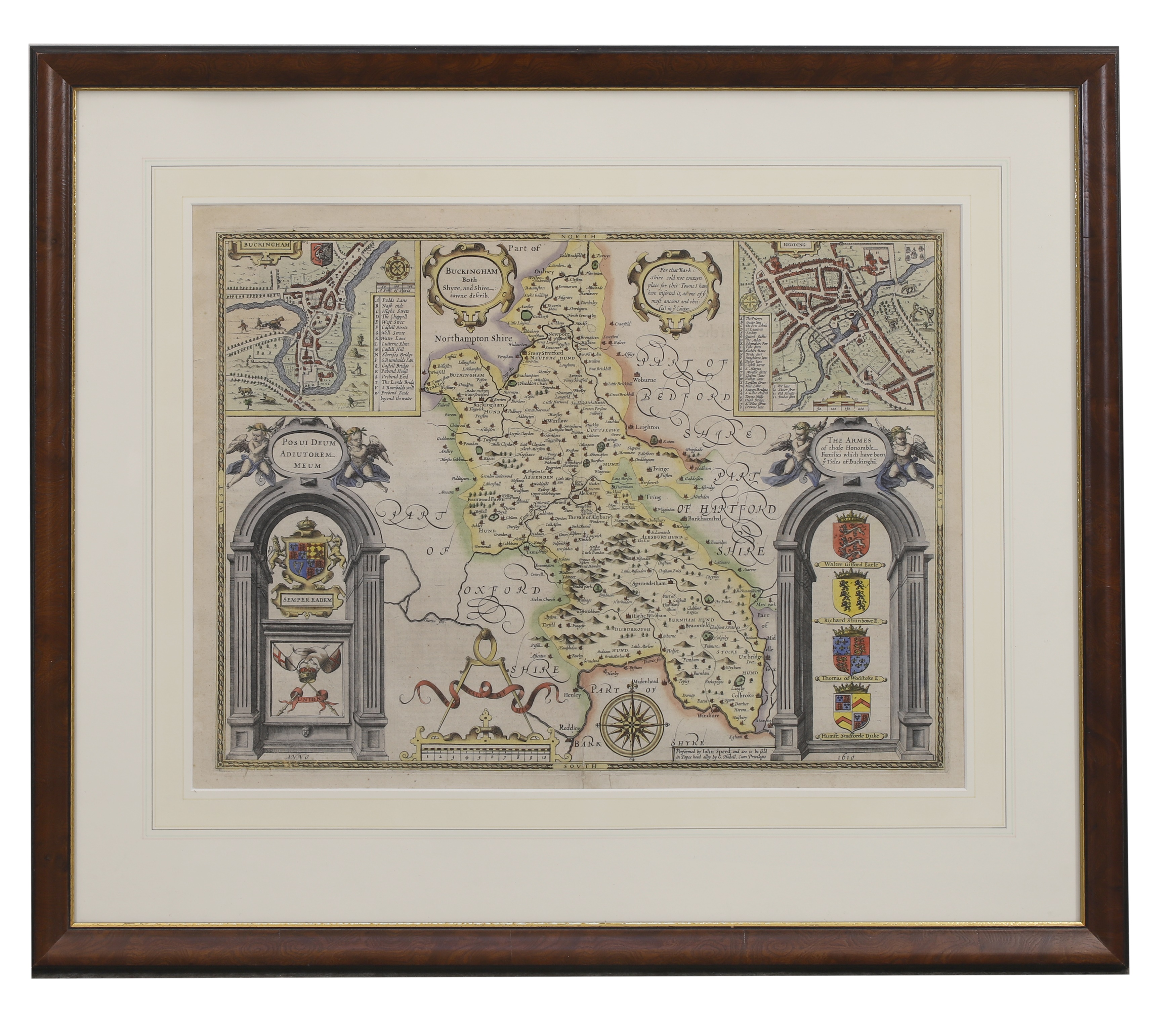 Lot 318 - John Speed, Buckinghamshire,