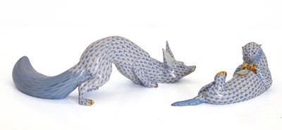 Lot 106 - Two Herend porcelain figures