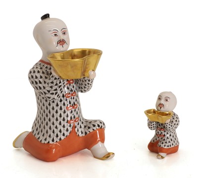 Lot 111 - Two Herend porcelain figures
