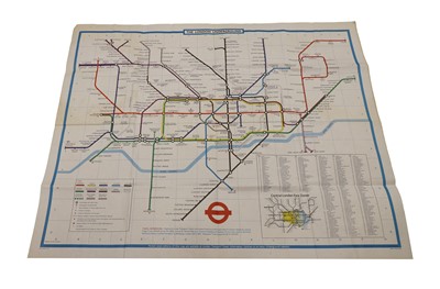 Lot 336 - A London Underground Tube map