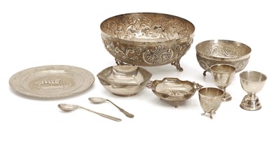 Lot 5 - A collection of silver dishes