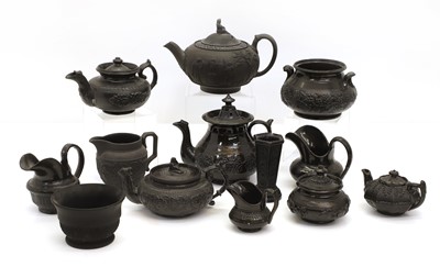 Lot 122 - A group of basalt ceramics