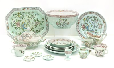 Lot 114 - A large Adams Calyx ware dinner service