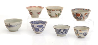 Lot 56 - A collection of Chinese export teacups