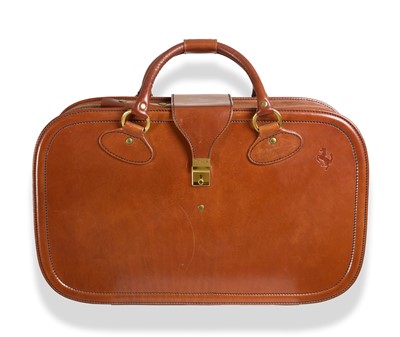 Lot 8 - A Schedoni five-piece leather luggage set for Ferrari
