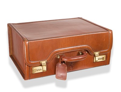 Lot 8 - A Schedoni five-piece leather luggage set for Ferrari