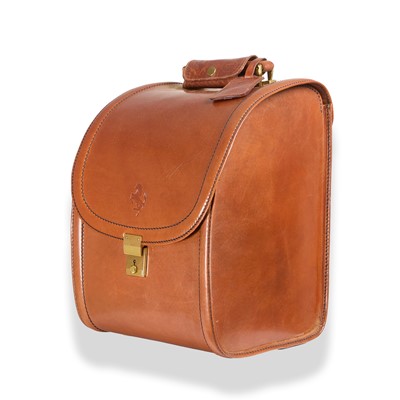 Lot 8 - A Schedoni five-piece leather luggage set for Ferrari